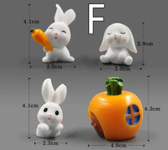 Mini Resin Animal Figurines – DIY Micro-Landscape Decor