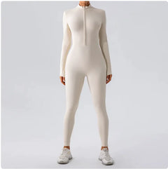 Fleece-Lined Yoga Jumpsuit
